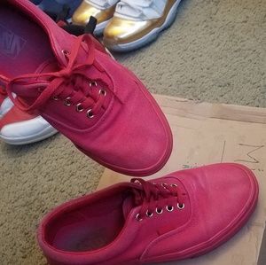 Red Mono Vans